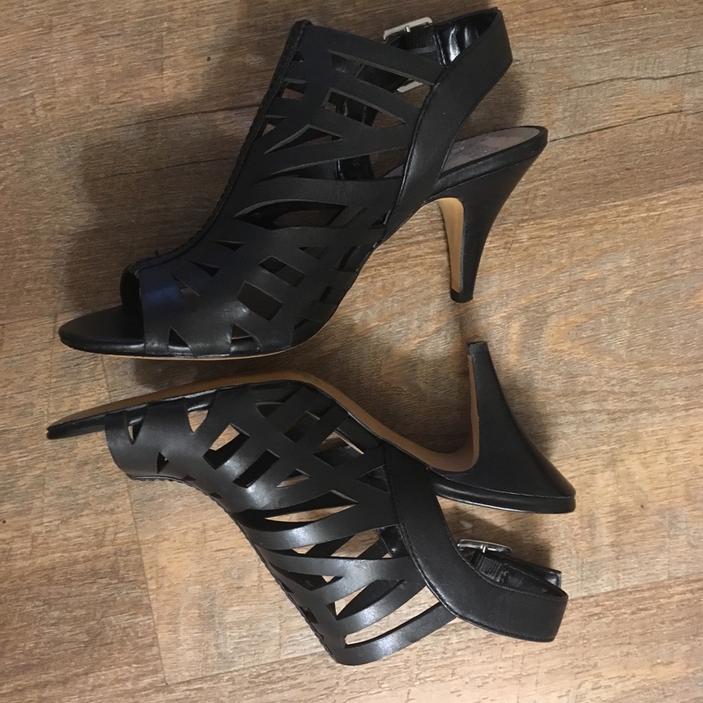 Vince Camuto Mellie Slingback Lasercut Heels